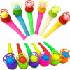 Bolas |   30 Peças Brinquedo de Bolinha Flutuante com Canudo para Crianças Meninos Meninas – Bolas para Sopro em Festa (Cor Aleatória) Bolas Aleatório