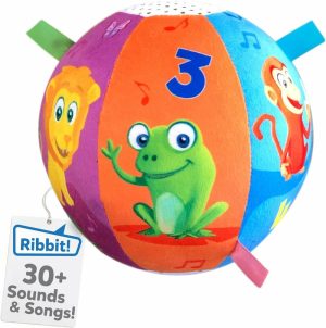 Bolas |   Bola para Bebês e Crianças com Música e Efeitos Sonoros – Brinquedo para Bebês de 6 a 12 Meses – Presente de Aniversário para Meninos e Meninas de 1 Ano Bolas Bola de Bebê