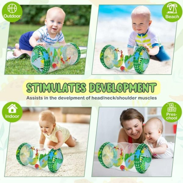 Bolas |   Brinquedos para Bebês Engatinhando 6-12 Meses – Brinquedos Infláveis para Hora da Barriga para Bebês – Brinquedos Sensoriais Rolantes para Presentes para Meninos e Meninas de 3-6 e 6-12 Meses Bolas Bolas