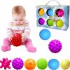 Bolas |   Conjunto de Brinquedos de Massagem Texturizados Multi-Sensoriais para Bebês – Bolas Macias Sem BPA para Crianças de 1 a 3 Anos – Brinquedos Montessori para Bebês de 6 a 12 Meses – Pacote com 6 Unidades Bolas Bolas