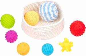 Bolas |   Conjunto de Brinquedos para Bebês – Bolas Texturizadas Grisping para Múltiplos Sentidos – Brinquedos para Bebês de 6 a 12 Meses Bolas Bolas