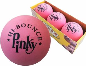 Bolas |   Pacote de 3 Bolas de Borracha Premium – Bola Bouncy Rosa, Caixa de Presente Colorida e Combo de Bolas, Suprimentos para Festa, Bola Rosa Sólida de Alta Elasticidade, Bola de Parede para Crianças Bolas Bolas