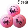 Bolas |   Pacote de 3 Bolas de Borracha Premium – Bola Bouncy Rosa, Caixa de Presente Colorida e Combo de Bolas, Suprimentos para Festa, Bola Rosa Sólida de Alta Elasticidade, Bola de Parede para Crianças Bolas Bolas