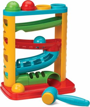 Bolas |   Torre de Bolas Bop & Drop – Brinquedo Educativo Steam  Habilidades de Coordenação Mão-Olho  E Brincadeira de Causa e Efeito Para Bebês e Crianças Pequenas  A Partir de 12 Meses Bolas Bolas