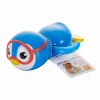 Brinquedos de Banho |   Brinquedo de Banho para Bebês e Crianças Pequenas – Pinguim Nadar Azul com Movimento de Corda Brinquedos de Banho Azul