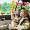 Brinquedos de Banho |   Brinquedo de Ventosa para Bebês – 11 Peças de Brinquedos para Janela para Crianças de 1 a 3 Anos – Brinquedos de Carro de Avião para Viagem – Brinquedos Giratórios para Bebês – Brinquedos de Banho com Ventosa para 1-2 Anos Brinquedos de Banho Brinquedos de Banho