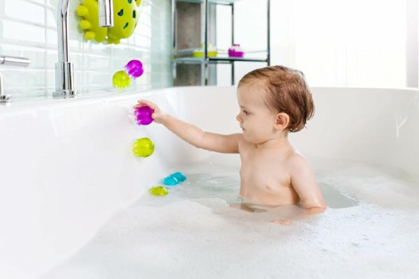 Brinquedos de Banho |   Brinquedos de Banho com Ventosas de Gelatina – Brinquedos Sensoriais para Bebês na Banheira – Brinquedos de Água com Ventosas em Forma de Água-viva – Multicoloridos – Brinquedos de Banho para Bebês e Crianças Pequenas – Pacote com 9 Unidades – Idade a Partir de 12 Meses Brinquedos de Banho Brinquedos de Banho