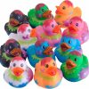 Brinquedos de Banho |   Splat Jeep Patinhos para Ducking – Pacote com 12 – Patinhos de Borracha Duck Duck Jeep para Mini Meias de Natal, Alívio do Estresse, Brinquedo de Banho e Brinquedos de Natal. Brinquedos de Banho Brinquedos de Banho