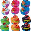 Brinquedos de Banho |   Splat Jeep Patinhos para Ducking – Pacote com 12 – Patinhos de Borracha Duck Duck Jeep para Mini Meias de Natal, Alívio do Estresse, Brinquedo de Banho e Brinquedos de Natal. Brinquedos de Banho Brinquedos de Banho