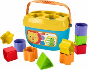 Brinquedos de Classificação e Empilhamento |   Brinquedo Empilhável – Conjunto de 10 Blocos de Formas para Classificação – Brincadeira para Bebês a Partir de 6 Meses Brinquedos de Classificação e Empilhamento Brinquedos de Classificação e Empilhamento