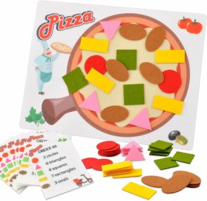 Brinquedos de Classificação e Empilhamento |   Brinquedos de Contagem de Pizza para Crianças Pequenas  Brinquedos de Aprendizado de Números para Crianças  Jogos de Matemática para Pré-escola  Manipulativos para Pré-escola Brinquedos de Classificação e Empilhamento Amarelo