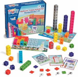 Brinquedos de Classificação e Empilhamento |   Conjunto de Atividades Mathlink Cubes Numberblocks 1-10 – 30 Atividades de Aprendizagem para Pré-Escola – Blocos de Contagem – Cubos Interligados – Brinquedos Educativos para Crianças – Jogos de Números – Manipulativos Matemáticos para Jardim de Infância Brinquedos de Classificação e Empilhamento Brinquedos de Classificação e Empilhamento