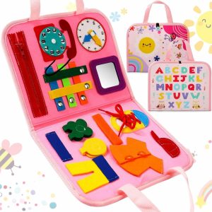 Brinquedos de Classificação e Empilhamento |   Tabuleiro Ativo Montessori Brinquedos para Bebês de 1 a 4 Anos – Presentes para Meninos e Meninas – Brinquedos Educativos para Aprendizagem Infantil – Atividades para Pré-escolares – Tabuleiro Sensorial – Essenciais para Viagens – Jogo para Crianças com Avião Voador Brinquedos de Classificação e Empilhamento Brinquedos de Classificação e Empilhamento