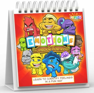 Brinquedos de Desenvolvimento e Atividade para Bebês |   Flipbook de Sentimentos para Crianças por Terapeutas Profissionais – Aprenda a Identificar 20 Emoções Diferentes – Habilidades de Enfrentamento de Humor e Controle da Raiva – Para Crianças com TDAH, Autismo (ASD), Necessidades Especiais e Mais Brinquedos de Desenvolvimento e Atividade para Bebês Brinquedos de Desenvolvimento e Atividade para Bebês