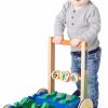 Brinquedos de empurrar e puxar |   Brinquedo de Empurrar e Andar Deluxe Chomp And Clack – Andador de Madeira para Bebês a Partir de 1 Ano Brinquedos de empurrar e puxar Brinquedos de empurrar e puxar