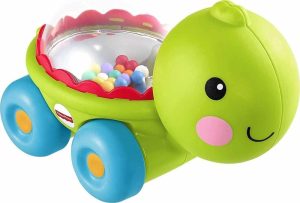 Brinquedos de empurrar e puxar |   Brinquedo de Engatinhar para Bebês – Tartaruga Poppity Pop, Veículo de Empurrar com Sons de Bolinhas para Bebês a Partir de 6 Meses Brinquedos de empurrar e puxar Brinquedos de empurrar e puxar