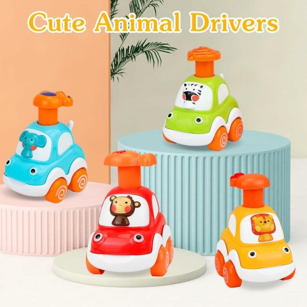 Brinquedos de empurrar e puxar |   Brinquedos de Carros para Bebês: Brinquedos de Carro de Animais para Meninos e Meninas de 1 a 3 Anos – Presentes de Aniversário para Meninos de 1 e 2 Anos – Brinquedos de Carro de Empurrar para Crianças e Bebês Brinquedos de empurrar e puxar Brinquedos de empurrar e puxar