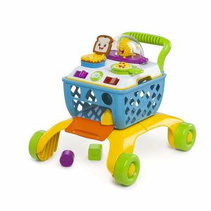 Brinquedos de empurrar e puxar |   Carrinho de Compras Giggling Gourmet 4 em 1 – Brinquedo de Empurrar para Cozinhar – Idade: 6 Meses + Brinquedos de empurrar e puxar Brinquedos de empurrar e puxar