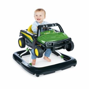 Brinquedos de empurrar e puxar |   Centro de Atividades para Bebês John Deere 4 em 1 Gator Verde e Andador com Brinquedo de Volante Interativo Removível – A Partir de 6 Meses Brinquedos de empurrar e puxar Brinquedos de empurrar e puxar