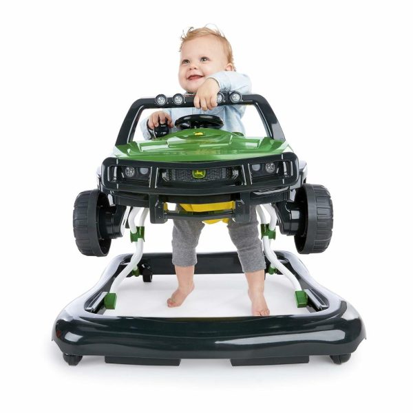 Brinquedos de empurrar e puxar |   Centro de Atividades para Bebês John Deere 4 em 1 Gator Verde e Andador com Brinquedo de Volante Interativo Removível – A Partir de 6 Meses Brinquedos de empurrar e puxar Brinquedos de empurrar e puxar