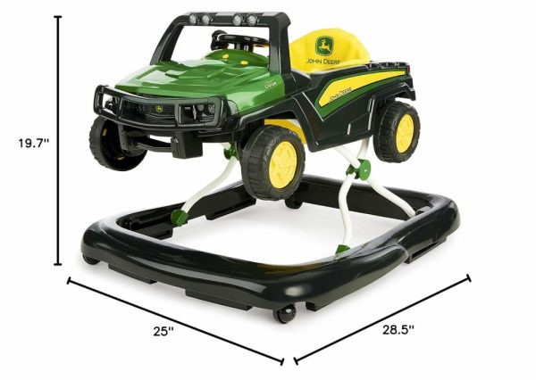 Brinquedos de empurrar e puxar |   Centro de Atividades para Bebês John Deere 4 em 1 Gator Verde e Andador com Brinquedo de Volante Interativo Removível – A Partir de 6 Meses Brinquedos de empurrar e puxar Brinquedos de empurrar e puxar