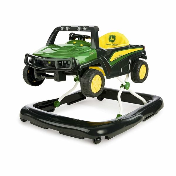 Brinquedos de empurrar e puxar |   Centro de Atividades para Bebês John Deere 4 em 1 Gator Verde e Andador com Brinquedo de Volante Interativo Removível – A Partir de 6 Meses Brinquedos de empurrar e puxar Brinquedos de empurrar e puxar