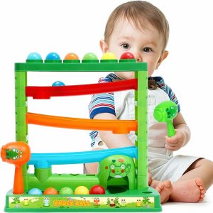 Brinquedos de Martelar e Bater |   Brinquedos para Bebês de 1 a 3 Anos – Brinquedos de Bater Bolas para Crianças – Brinquedos Montessori para Desenvolvimento Motor – Brinquedos Interativos para Bebês de 12 a 24 Meses – Presente de Aniversário para Meninos e Meninas de 1 a 3 Anos Brinquedos de Martelar e Bater Brinquedos de Martelar e Bater