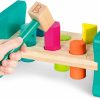 Brinquedos de Martelar e Bater |   – Classificador de Formas de Madeira – Banco de Martelar para Classificação de Formas – 6 Pinos e Martelo de Brinquedo – Brinquedos Clássicos para Crianças e Bebês – A Partir de 2 Anos – Colorido Martelar e Brincar Brinquedos de Martelar e Bater Brinquedos de Martelar e Bater