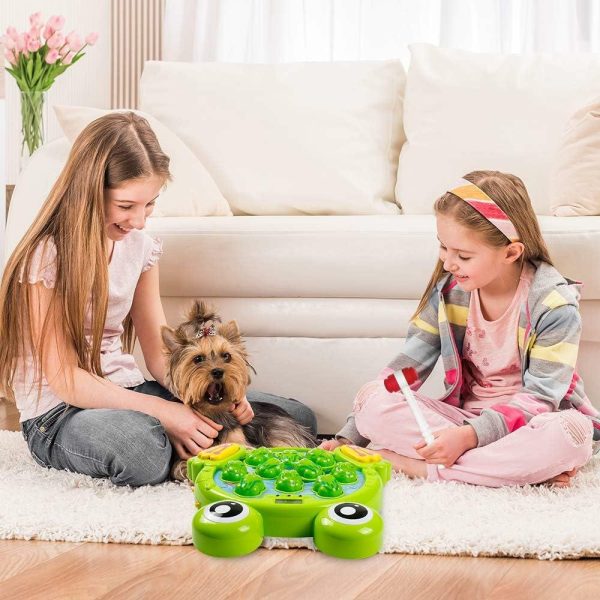 Brinquedos de Martelar e Bater |   Jogo de Bater no Sapo com 2 Martelos – Brinquedo de Aprendizado Precoce para Crianças – Presente Divertido de Aniversário para Crianças a Partir de 2 Anos – Brinquedos para Meninos e Meninas de 2, 3 e 4 Anos Brinquedos de Martelar e Bater Brinquedos de Martelar e Bater