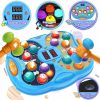 Brinquedos de Martelar e Bater |   Jogo Whack A Mole – Brinquedo Montessori para Crianças – Tema Espacial – Brinquedos de Aniversário para Idades de 3 a 6 Anos – Brinquedo Educativo STEM para Meninos e Meninas – Terapia Sensorial e de Fala para Autismo – 2 Martelos Inclusos Brinquedos de Martelar e Bater Brinquedos de Martelar e Bater