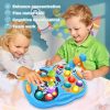 Brinquedos de Martelar e Bater |   Jogo Whack A Mole – Brinquedo Montessori para Crianças – Tema Espacial – Brinquedos de Aniversário para Idades de 3 a 6 Anos – Brinquedo Educativo STEM para Meninos e Meninas – Terapia Sensorial e de Fala para Autismo – 2 Martelos Inclusos Brinquedos de Martelar e Bater Brinquedos de Martelar e Bater