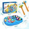 Brinquedos de Martelar e Bater |   Jogo Whack A Mole – Brinquedo Montessori para Crianças – Tema Espacial – Brinquedos de Aniversário para Idades de 3 a 6 Anos – Brinquedo Educativo STEM para Meninos e Meninas – Terapia Sensorial e de Fala para Autismo – 2 Martelos Inclusos Brinquedos de Martelar e Bater Brinquedos de Martelar e Bater