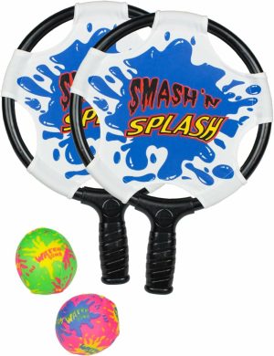 Brinquedos de Praia |   Jogo de Bola de Paddles Smash ‘N’ Splash para Piscina – Diâmetro de 11″ Brinquedos de Praia Brinquedos de Praia