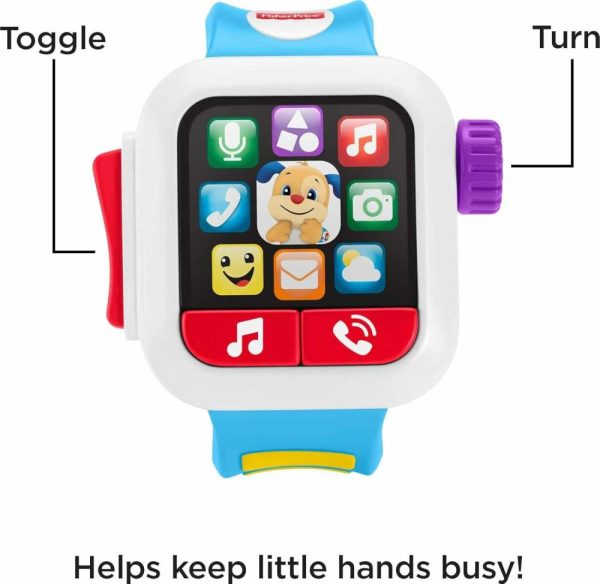 Brinquedos Eletrônicos de Desenvolvimento Precoce |   Brincar e Aprender: Brinquedo para Bebês e Crianças Pequenas – Smartwatch Educativo com Luzes e Música para Brincadeiras de Faz de Conta – Idade a partir de 6 Meses Brinquedos Eletrônicos de Desenvolvimento Precoce Brinquedos Eletrônicos de Desenvolvimento Precoce