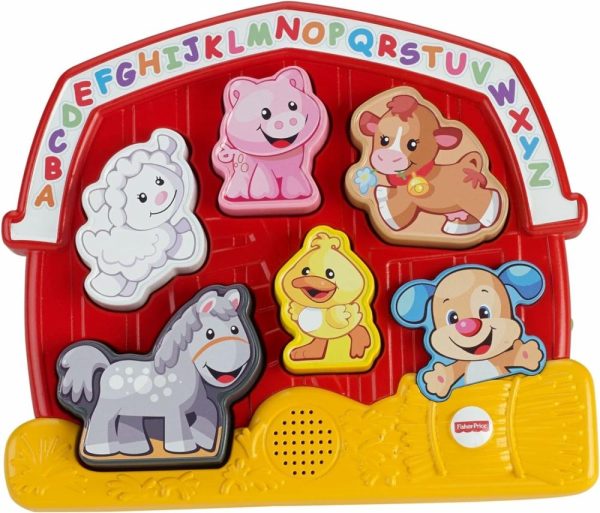 Brinquedos Eletrônicos de Desenvolvimento Precoce |   Brinquedo de Classificação de Formas para Bebês – Quebra-Cabeça de Animais da Fazenda com Música e Sons para Crianças a Partir de 1 Ano Brinquedos Eletrônicos de Desenvolvimento Precoce Brinquedos Eletrônicos de Desenvolvimento Precoce