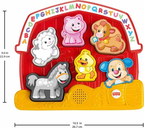 Brinquedos Eletrônicos de Desenvolvimento Precoce |   Brinquedo de Classificação de Formas para Bebês – Quebra-Cabeça de Animais da Fazenda com Música e Sons para Crianças a Partir de 1 Ano Brinquedos Eletrônicos de Desenvolvimento Precoce Brinquedos Eletrônicos de Desenvolvimento Precoce