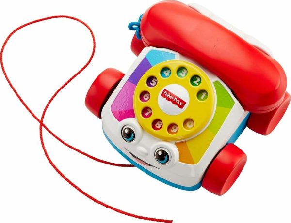 Brinquedos Eletrônicos de Desenvolvimento Precoce |   Brinquedo de Puxar para Crianças – Telefone de Falar com Disco Rotativo e Rodas para Brincadeiras de Caminhada – Idade 1+ Anos Brinquedos Eletrônicos de Desenvolvimento Precoce Brinquedos Eletrônicos de Desenvolvimento Precoce