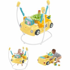 Brinquedos Eletrônicos de Desenvolvimento Precoce |   Brinquedo Educativo para Bebês 2 em 1 Jumperoo Servin’ Up Fun com Música, Luzes e Quebra-Cabeça de Classificação de Formas Brinquedos Eletrônicos de Desenvolvimento Precoce Brinquedos Eletrônicos de Desenvolvimento Precoce