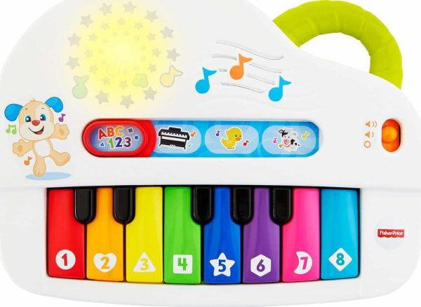 Brinquedos Eletrônicos de Desenvolvimento Precoce |   Brinquedo para Bebê Piano Musical Iluminado Risadas e Sons Engraçados com Canções de Aprendizado para Bebês a Partir de 6 Meses Brinquedos Eletrônicos de Desenvolvimento Precoce Brinquedos Eletrônicos de Desenvolvimento Precoce