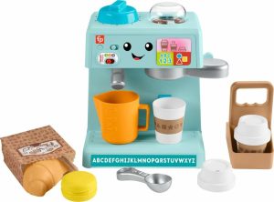 Brinquedos Eletrônicos de Desenvolvimento Precoce |   Brinquedo para Bebês Rir e Aprender – Conjunto de Café e Serviço com Estágios Inteligentes e 10 Peças de Brincadeira de Faz de Conta para Idades a Partir de 18 Meses Brinquedos Eletrônicos de Desenvolvimento Precoce Brinquedos Eletrônicos de Desenvolvimento Precoce