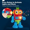 Brinquedos Eletrônicos de Desenvolvimento Precoce |   Brinquedos para Menino de 1 Ano – Presente de Aniversário – Robô de Atividade Musical com Luzes e Poseável para Bebês de 12 a 18 Meses – Brinquedo Interativo para Habilidades Motoras para Crianças de Um Ano Brinquedos Eletrônicos de Desenvolvimento Precoce Brinquedos Eletrônicos de Desenvolvimento Precoce