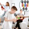 Brinquedos Musicais |   12 Peças de Microfones Infláveis – Microfone de Plástico para Festas Temáticas de Concertos Musicais, Cosplay, Decoração de Aniversário e Acessórios de Palco – Brinquedos de Microfone Inflável em Cores Aleatórias Brinquedos Musicais Brinquedos Musicais