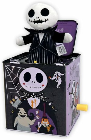 Brinquedos Musicais |   Bebê O Estranho Mundo de Jack Skellington Brinquedo Musical Clássico Jack In The Box para Bebês e Crianças Pequenas 5 Polegadas Brinquedos Musicais Brinquedos Musicais