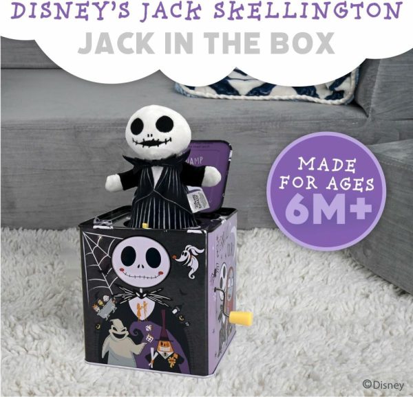 Brinquedos Musicais |   Bebê O Estranho Mundo de Jack Skellington Brinquedo Musical Clássico Jack In The Box para Bebês e Crianças Pequenas 5 Polegadas Brinquedos Musicais Brinquedos Musicais