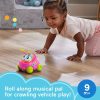 Brinquedos Musicais |   Brinquedo de Aprendizado para Bebês – Carro Empurrável Dj Buggy Rosa com Música e Luzes para Brincadeiras de Engatinhar para Bebês a Partir de 9 Meses Brinquedos Musicais Brinquedos Musicais