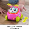 Brinquedos Musicais |   Brinquedo de Aprendizado para Bebês – Carro Empurrável Dj Buggy Rosa com Música e Luzes para Brincadeiras de Engatinhar para Bebês a Partir de 9 Meses Brinquedos Musicais Brinquedos Musicais