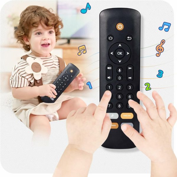 Brinquedos Musicais |   Brinquedo de Controle Remoto para Bebês – Brinquedos de Aprendizado Precoce para Bebês – Brinquedos Musicais para Bebês – Brinquedos para Crianças com Brincadeira Realista, Luzes e Sons – Presente para Meninos e Meninas de 1 a 2 Anos Brinquedos Musicais Brinquedos Musicais