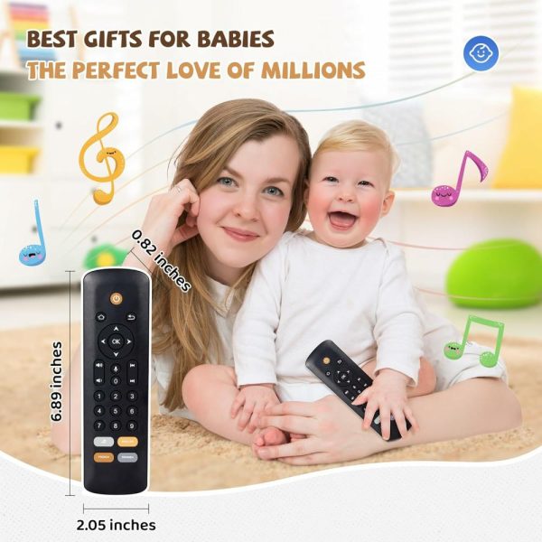 Brinquedos Musicais |   Brinquedo de Controle Remoto para Bebês – Brinquedos de Aprendizado Precoce para Bebês – Brinquedos Musicais para Bebês – Brinquedos para Crianças com Brincadeira Realista, Luzes e Sons – Presente para Meninos e Meninas de 1 a 2 Anos Brinquedos Musicais Brinquedos Musicais