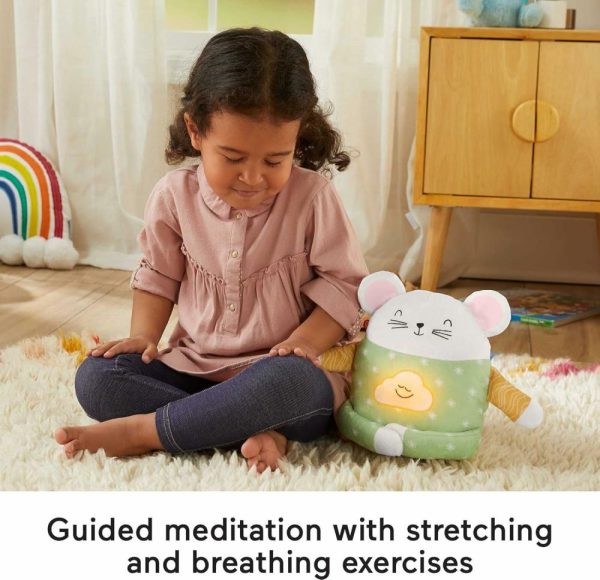 Brinquedos Musicais |   Brinquedo de Meditação para Bebês – Rato de Pelúcia com Máquina de Som, Música e Luz para Crianças em Idade Pré-Escolar a Partir de 2 Anos Brinquedos Musicais Brinquedos Musicais