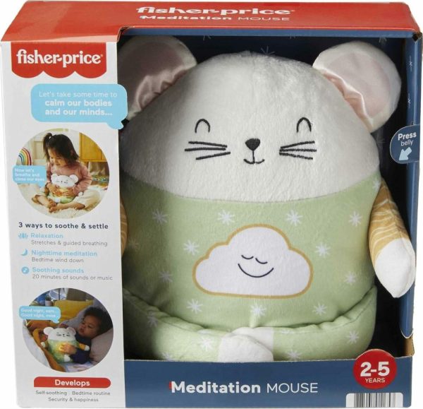 Brinquedos Musicais |   Brinquedo de Meditação para Bebês – Rato de Pelúcia com Máquina de Som, Música e Luz para Crianças em Idade Pré-Escolar a Partir de 2 Anos Brinquedos Musicais Brinquedos Musicais